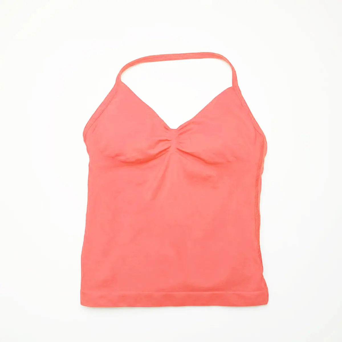 NCLAGEN Impact Longline Strappy Top Sports Yoga Vest Women's Fitness Tank Top Gym Beautiful Open Back Bra Running Workout Halter Beauty World Shop