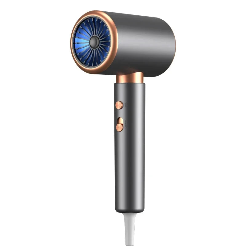 HOMEFISH 2000W Salon Hair Dryer with Hot/Cold Air Brush Negative Ionic Technology 5th Gear Strong Power Hairdryer without Comb Beauty World Shop
