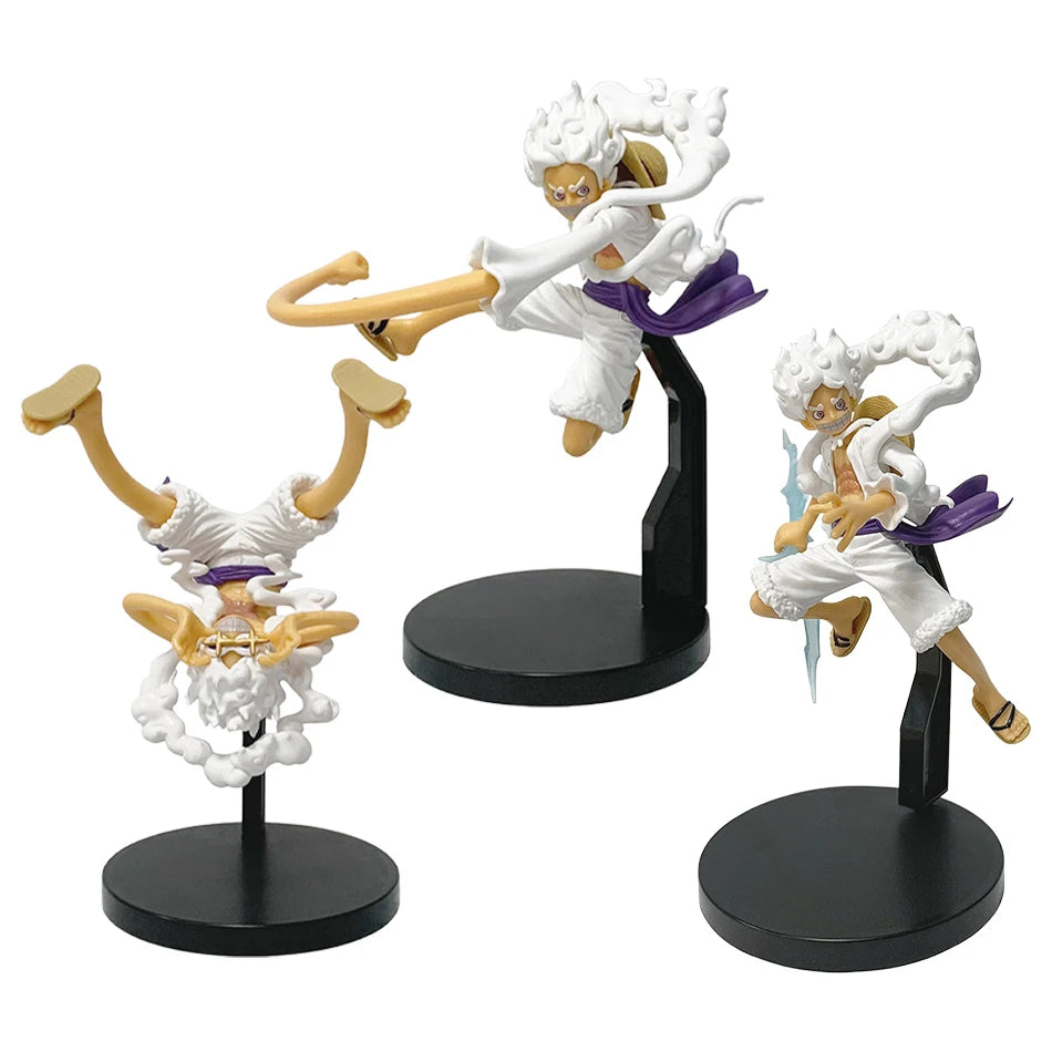 Anime ONE PIECE Figure Toy 18cm Nika Monkey D Luffy Action Figures Dolls Pvc Model Collectible Statue Toy Christmas Gift Beauty World Shop