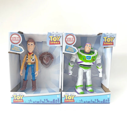 HOT Disney Toy Story 3 Buzz Lightyear Woody Anime Figure Toy Model Statue Ornament Pendant Action Doll Collection Kids Xmas Gift Beauty World Shop