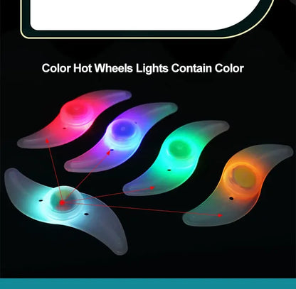 Colorful Bike Wheel Spoke Light Waterproof MTB Balance Bicycle Light LED Tyre Tire Flash Lights Warning Cycling Lamp Beauty World Shop