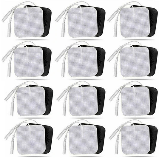 100P/50P 4x4cm Muscle Stimulator Electrode Pads Non-woven Fabric Self Adhesive Replacement Pads for Tens Digital Machine Beauty World Shop