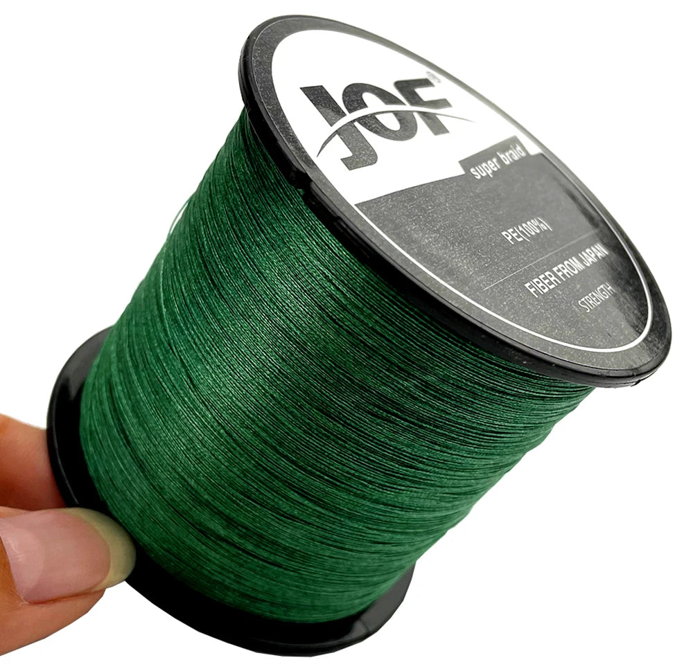 JOF 4 Strands Braided Fishing Line Multifilament 300M 500M 1000M Carp Fishing Japanese Braided Wire Fishing Accessories Pe Line Beauty World Shop