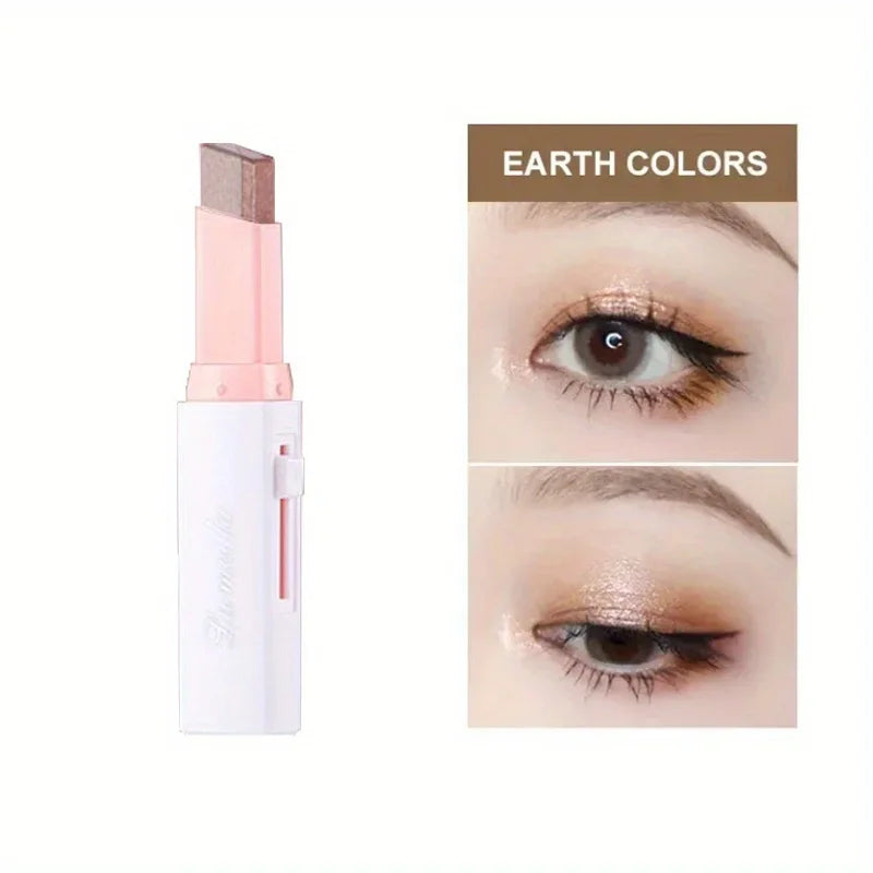 Two Color Gradient Eye Shadow Stick Three Dimensional Natural  Without Taking Off Makeup Beauty Trend Shop