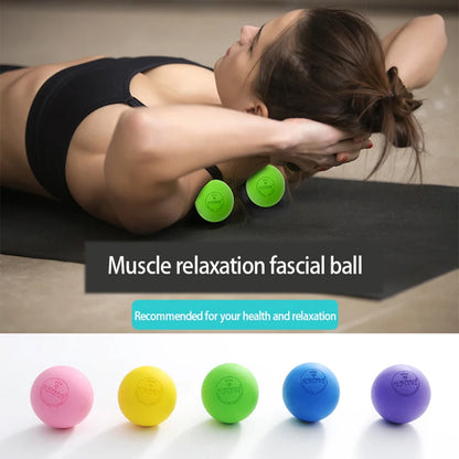 Rubber Fascia Massage Ball Lacrosse Balls Yoga Fitness Exerciser Deep Tissue Muscle Relaxation Foot Back Shoulder Healt Care Beauty World Shop