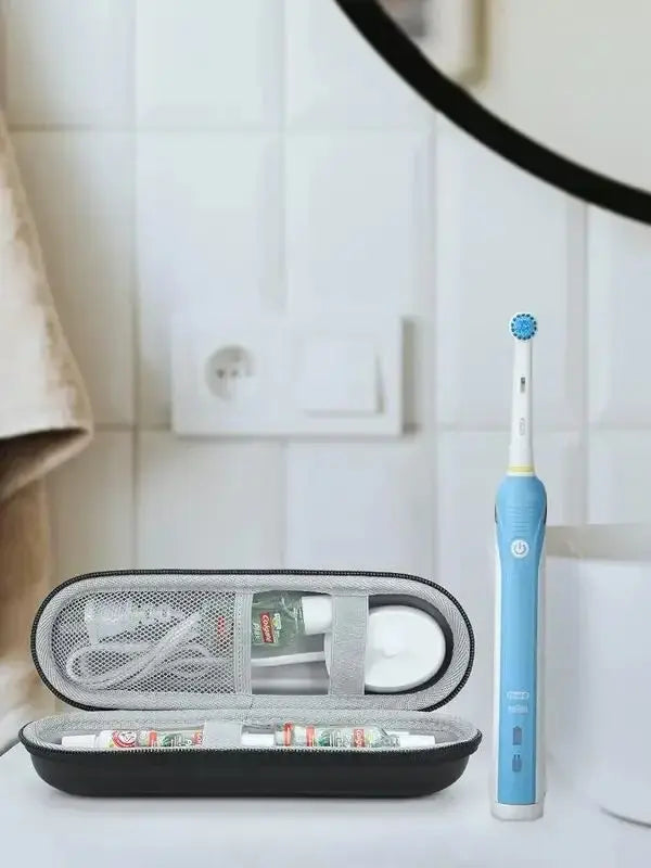 1pcs Electric Toothbrush Travel Case for Oral-B Pro/iO, Philips Sonicare, Oral B Toothbrush Case for Brush Heads & Accessories Beauty World Shop
