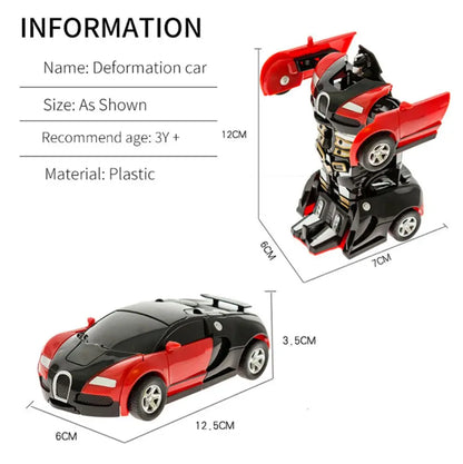 Amazing Transforming Sports Car Deformation Toy, Inertial Sliding Racing Bike, Automatic Transform, Incredible Boys Gift Idea! Beauty Fashion