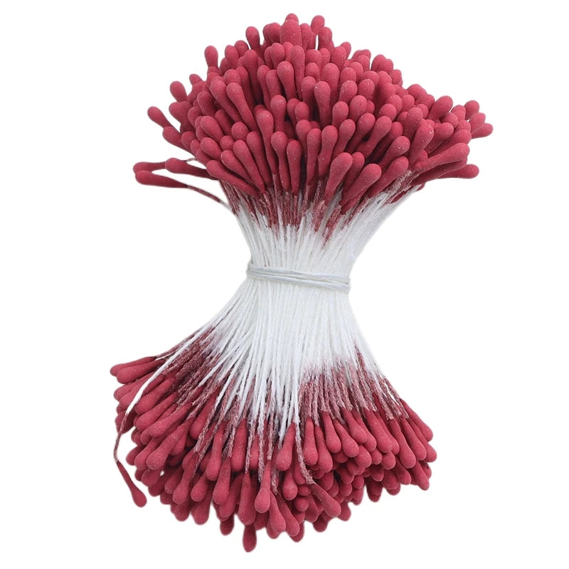 400pcs 2mm Moulti Options Artificial Flower stamen Mini Pearl Floral pistil For Wedding Party Home Decoration DIY Accessories Beauty World Shop