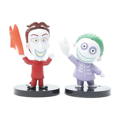 10 Pieces / Set Cartoon The Nightmare Sally Skellington Jack Action Figure Toy Christmas PVC Model Vinyl Figurine Halloween Gift Beauty World Shop