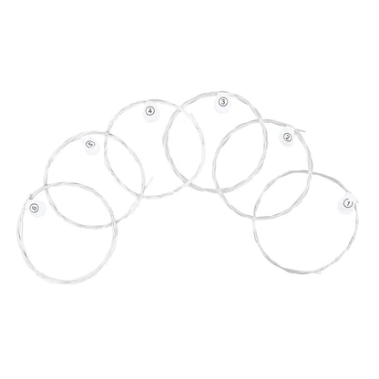 6 Pcs Strings Classical Guitar Strings Black Clear Nylon Guitarra Strings Sliver Plated Copper Wound String Guitar Accessories Beauty World Shop