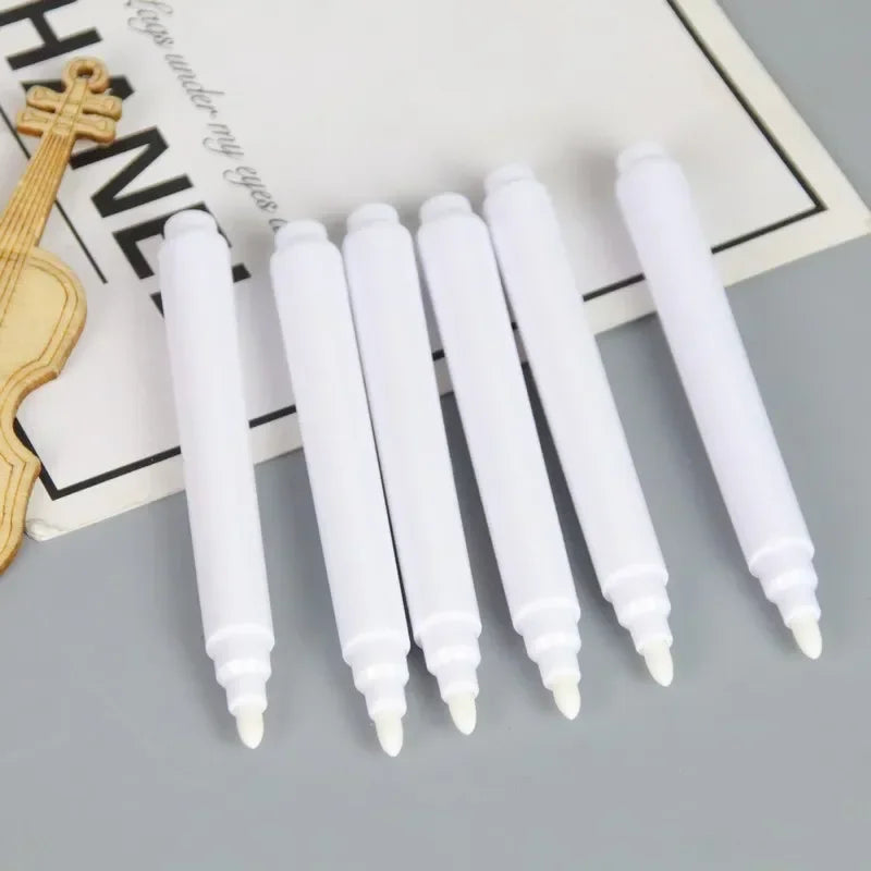 Liquid Chalk Erasable Pen 3-100Pcs White Marker for Glass Windows Blackboard Chalkboard Whiteboard Marker Drawing Chalk Pens Beauty World Shop