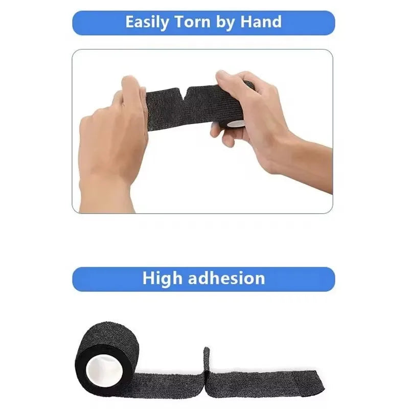 6pcs Self-Adhering Bandage Fixing Bandage Animal Bandage Hand Tearing Waterproof Elastic Bandage for Pets 5 cm X 4.5 M Beauty World Shop