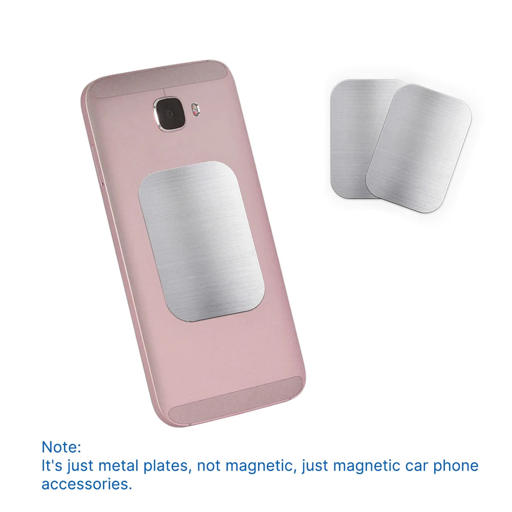 Metal Plate For Car Phone Holder Magnetic Universal Iron Sheet Disk Sticker Mount Mobile Phone Magnet Stand For IPhone Beauty World Shop