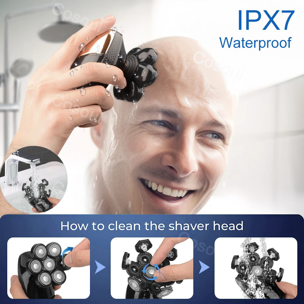 Cosoul Shaver for Men Electric Shaver Powerful Bald Head Shaver Beard Shaving Machine For Men Razor Husband Gift Boyfriend Beauty World Shop