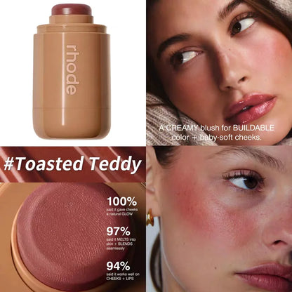 Brand skin Balm Jelly Bean Lip Gloss Spicy Marg Juice Box Pocket Blush Stick Non-fading Waterproof Blusher Moisturizing Lipstick Beauty World Shop