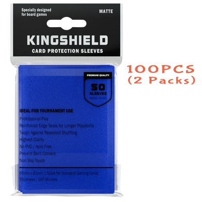100PCS Matte Colorful Standard Size Card Sleeves TCG Trading Cards Protector Tarot Shield Board Games Cover PKM 66x91mm Beauty World Shop