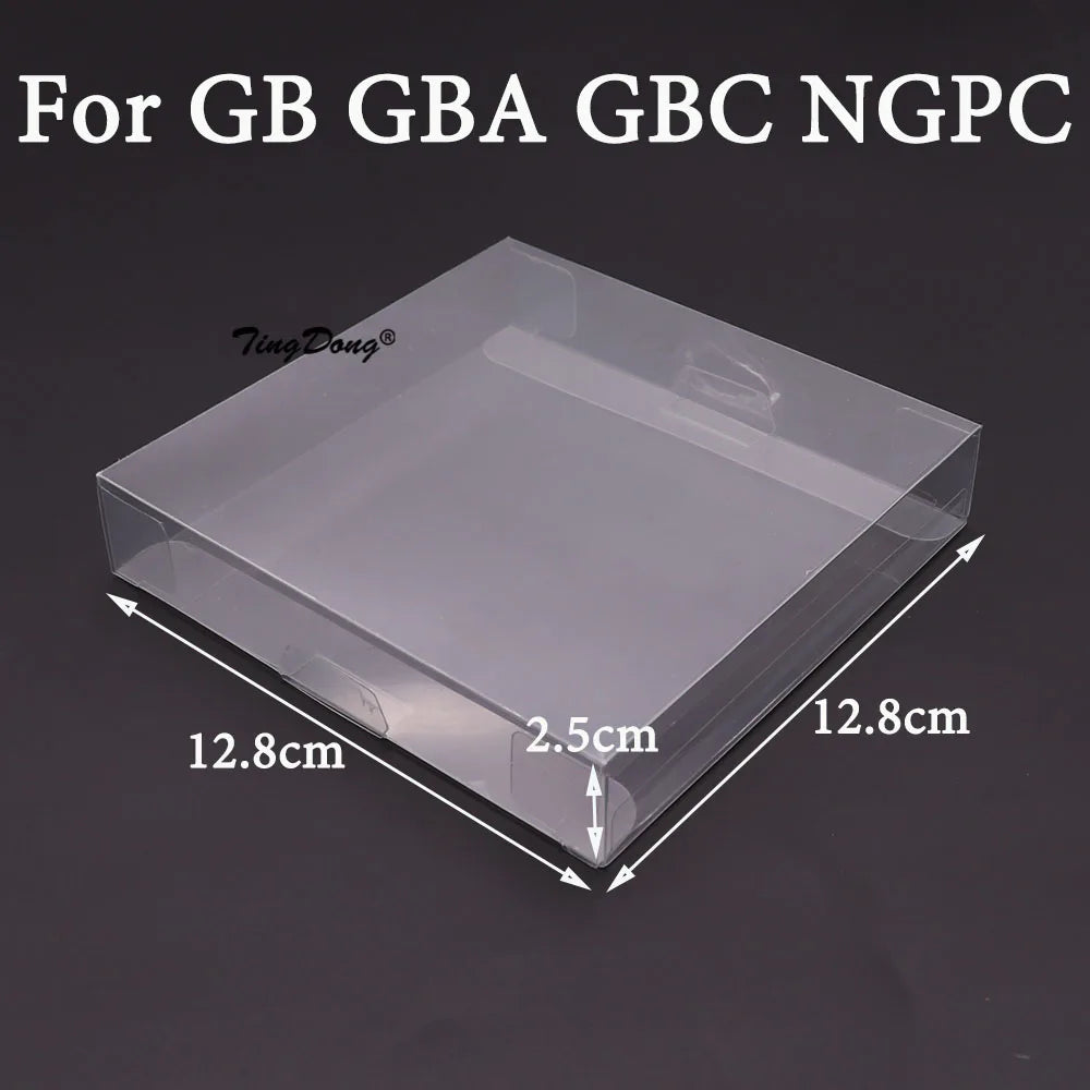 5/20PCS Clear Transparent Game Cartridge Box Case Games Plastic PET Protector for N64 NES SNES for ps5 ps4 ps3 GB GBA GBC Switch
