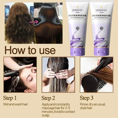 200g Magical Hair Mask Collagen Keratin 5 Seconds Repair Damaged Frizzy Hair Smooth Deep Moisturize Nourishing Hair Care Product Beauty World Shop