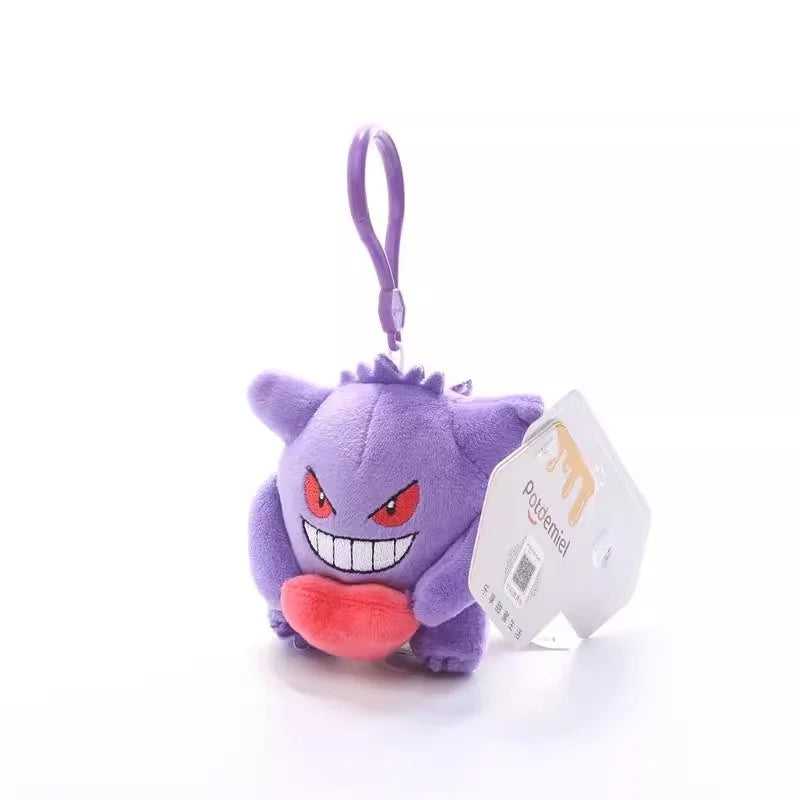 Genuine Pokemon Gengar Love Series Kawaii Plush Stuffed Toy Keychain Backpack Pendant Keyring Doll Birthday Gifts For Kid Girls Beauty World Shop