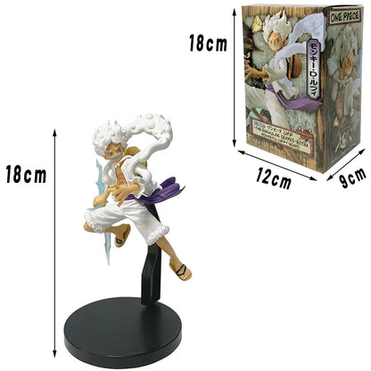 Anime ONE PIECE Figure Toy 18cm Nika Monkey D Luffy Action Figures Dolls Pvc Model Collectible Statue Toy Christmas Gift Beauty World Shop