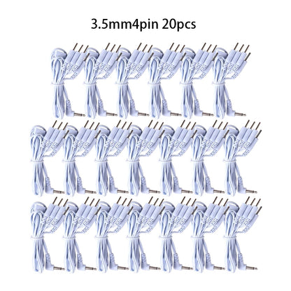2/4 Pins Head 2.5/3.5mm Plug Type Electrode Cable Line Wire For Tens Acupuncture Electrical Nerve Muscle Stimulator Beauty World Shop
