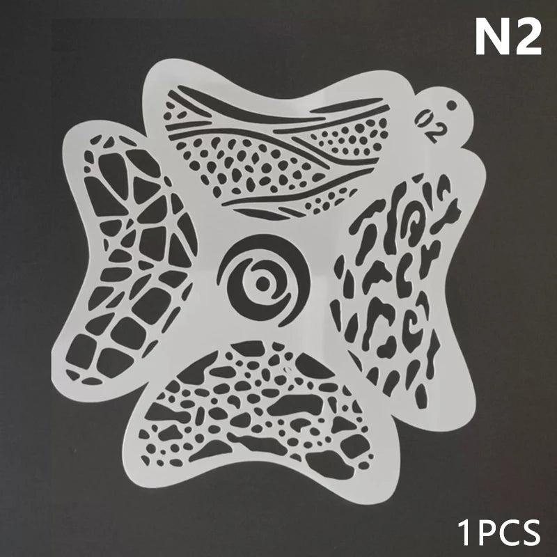 Stencils For Body Painting Face Art Stamps Temporary Tattoos Reusable Stencils Plastics Beauty World Shop