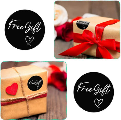 100-500pcs Free Gift Letters Labels Sticker Stationary Supplies Pink Thank You Sticker for Small Business Package Card 1 inch Beauty World Shop