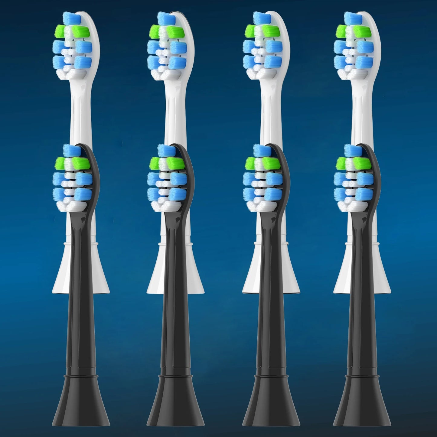 Toothbrush Heads Compatible with Philips Electric Toothbrush,Replacement Brush Heads Fit for 3100 4100 4300 5300 5500 6100 9000 Beauty World Shop