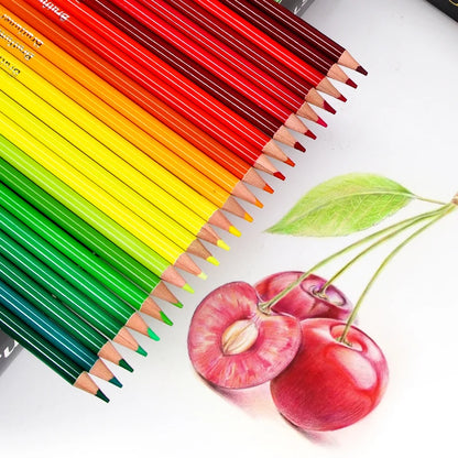 Brutfuner 48/72/120/150/160/180Colors Pencils Professional Oil Wood Soft Watercolor Pencil For School Draw Sketch Art Supplies Beauty World Shop