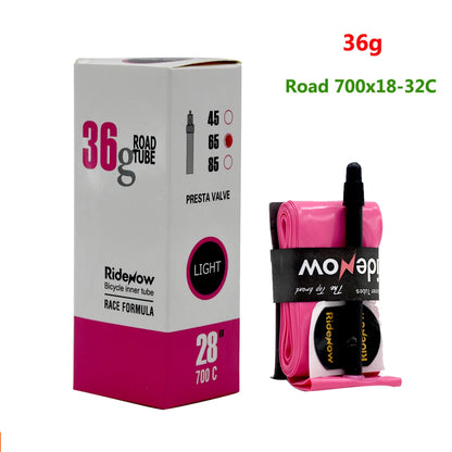 RideNow TPU Bike Inner Tube 700C 700x18 23 25 28 32 35 37 40 47C Road Bicycle Tire MTB Bike Camera 29x1.5 1.75 1.9 pneu aro Beauty World Shop