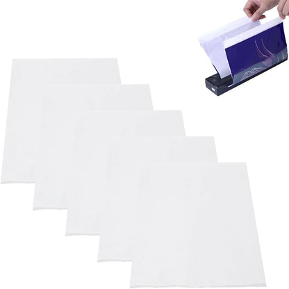 New Tattoo Transfer Paper Tattoo Stencil 50pcs Transparent  Clear Pattern Thermal Tattoo Transfer Film Paper Stencil Accessories Beauty World Shop