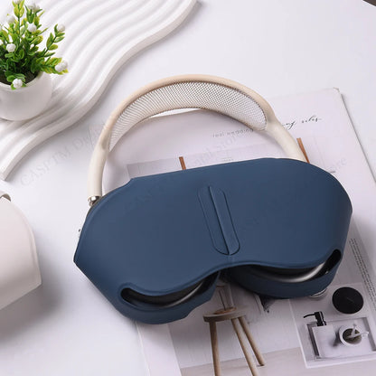 Luxury PU Headphones Cover For AirPods Max Case Anti-scratch Waterproof Protective Headset Cases For Apple AirPods Max Shell