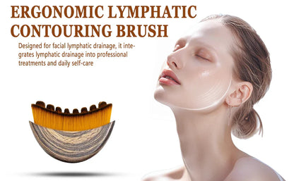 New Lymphatic Contour Face Brush, Lymphatic Drainage Massager for Face,Ergonomically Designed to Fit The Skin Precisely and Reli Beauty Trend Shop