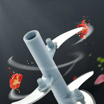 500/900ML Manual Meat Mincer Garlic Chopper Rotate Garlic Press Crusher Vegetable Onion Cutter Kitchen Cooking Accessories Beauty World Shop