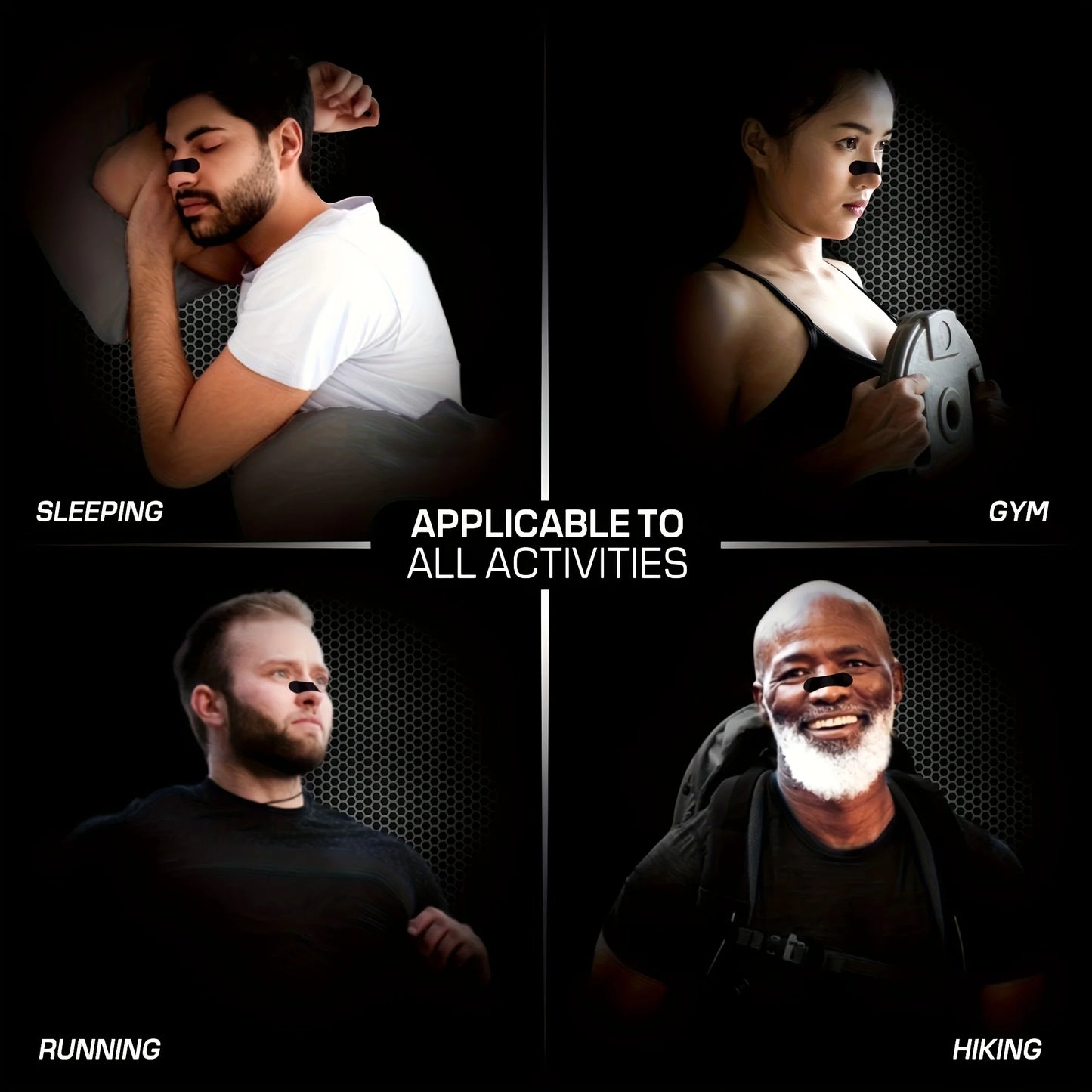 30pcs Enhanced Adhesion Sports Nasal Strips – Breathable & Comfortable Design,Suitable for Sports & Sleep Beauty World Shop