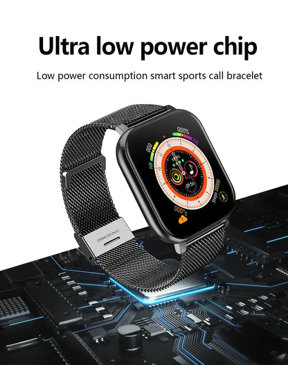 Smart Watch For Men Women Gift Sports Fitness Watch Bluetooth Call Digital Heart Rate Monitor Smartwatch GPS Tracking Wristwatch