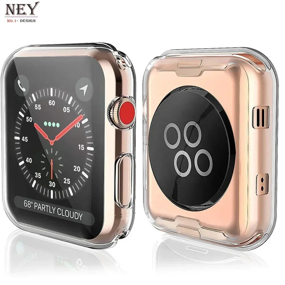Soft TPU Screen Protector for Apple Watch 10 9 8 45mm 41mm 44mm 42mm 46mm 49mm Full Case Cover for IWatch Ultra 7 SE 6 5 4 3 2 Beauty World Shop