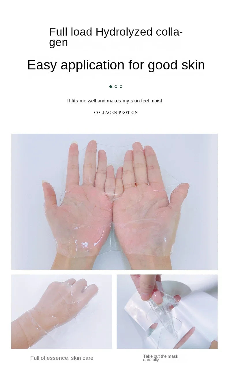 5pcs*30ml Tiktok Hot Sale Seaweed Collagen Filling Crystal Mask Replenishing Fruit Jelly Skin Transparent Mask Skin Care Masque Beauty Trend Shop