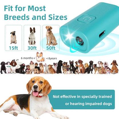 Ultrasonic Dog Repellent Handheld Anti-Barking And Luminous Ultrasonic Dog Repellent