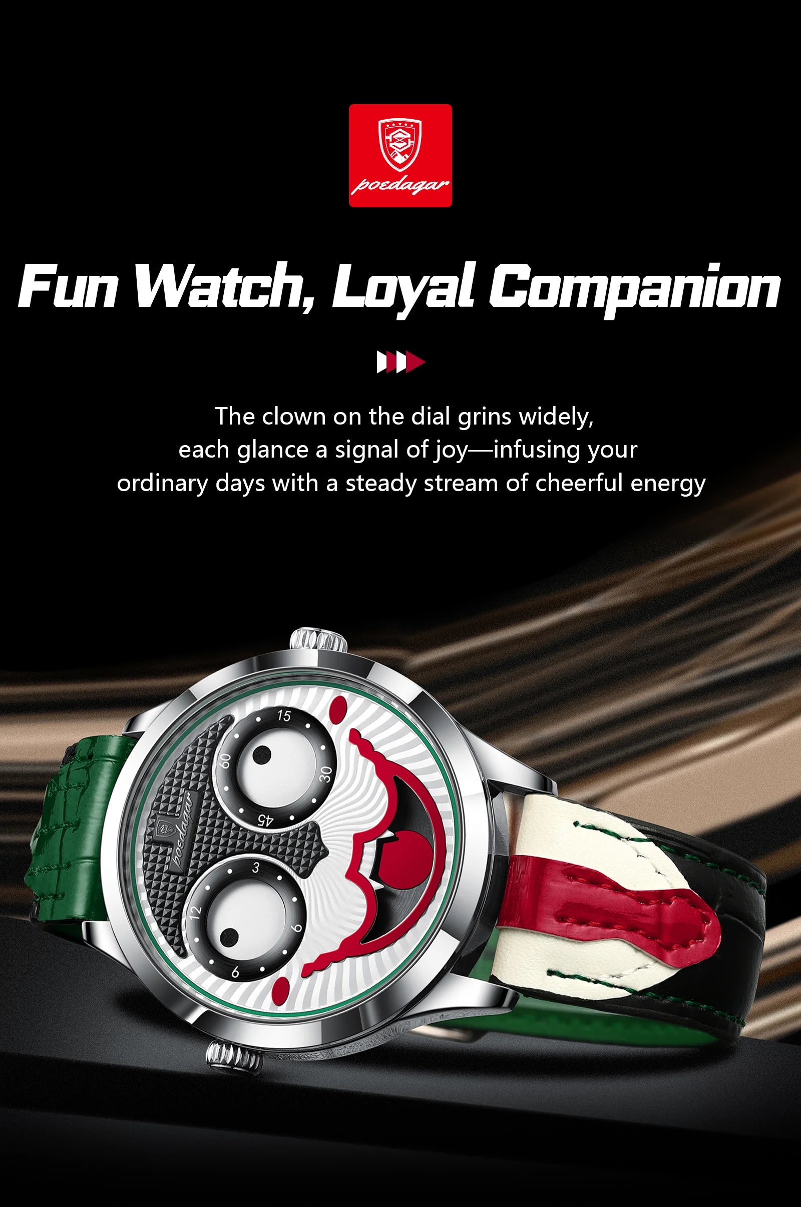 POEDAGAR Original Luxury Watch For Man Waterproof High Quality Male Wristwatch Quartz Leather Sports Fashion Men's Watches Reloj Beauty World Shop