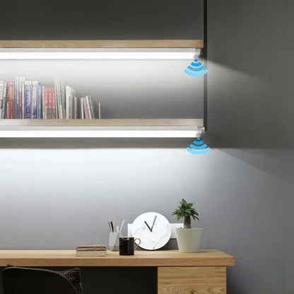 LED Bar Lights USB Rechargeable Motion Sensor Night Light Portable Induction Cabinet Light for Kitchen Room for Wardrobe Hallway Beauty Fashion