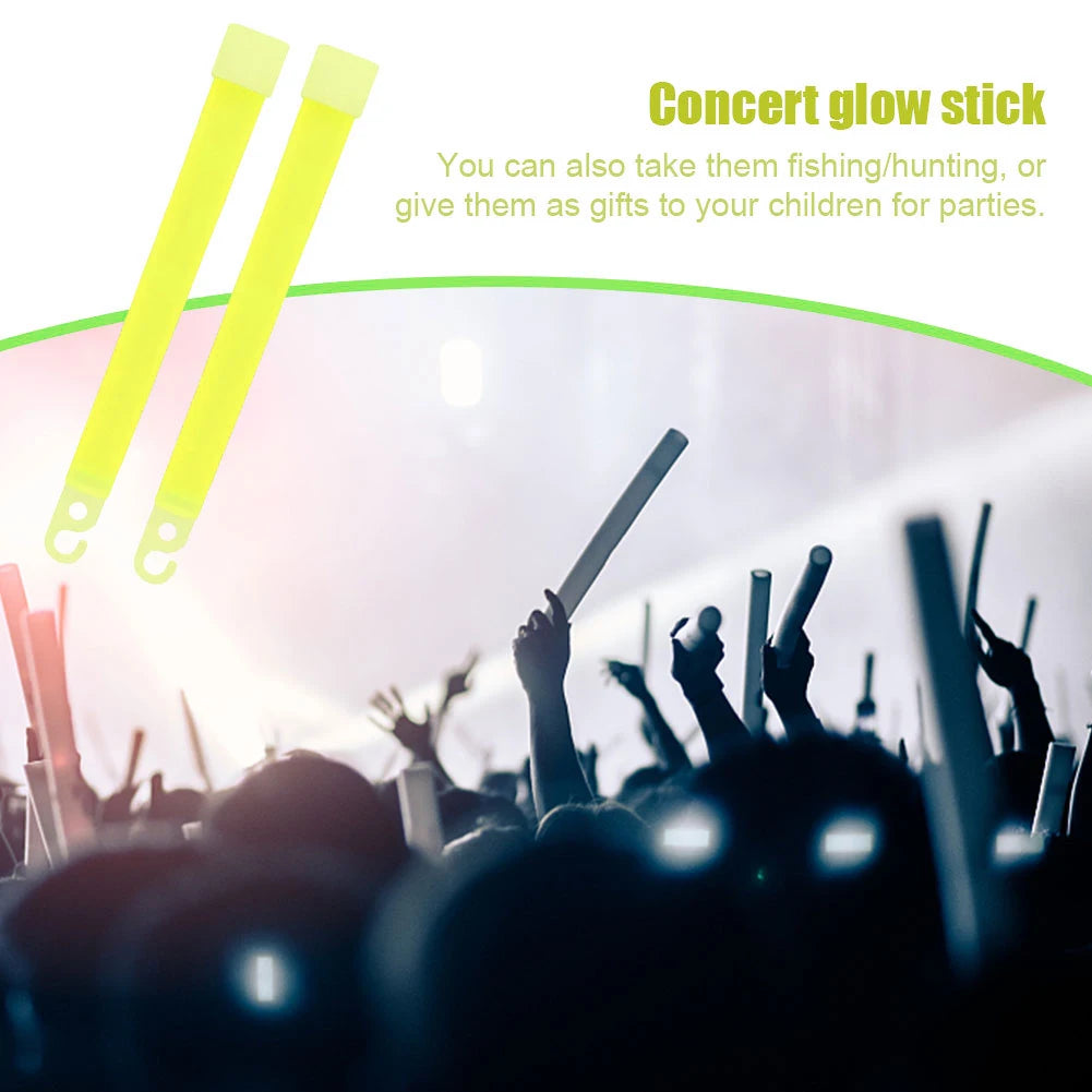 1-20pcs Industrial Grade Glow Sticks Light Stick Camping Emergency Light Sticks Party Clubs Supplies- Green Chemical fluorescent Beauty World Shop
