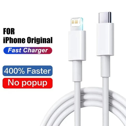 35W PD Original Fast Charging USB Cable for iPhone 14 8 7 Plus 13 12 11 Pro XS Max XR X USB C Rapid Charger Cable 1m 1.5m 2m 3m Beauty World Shop