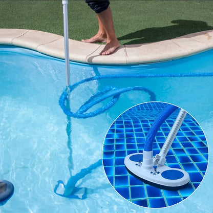 Swimming Pool Suction Head with Brush - Underwater Vacuum Cleaner Tool for Pool Bottom & Wall Cleaning Beauty World Shop