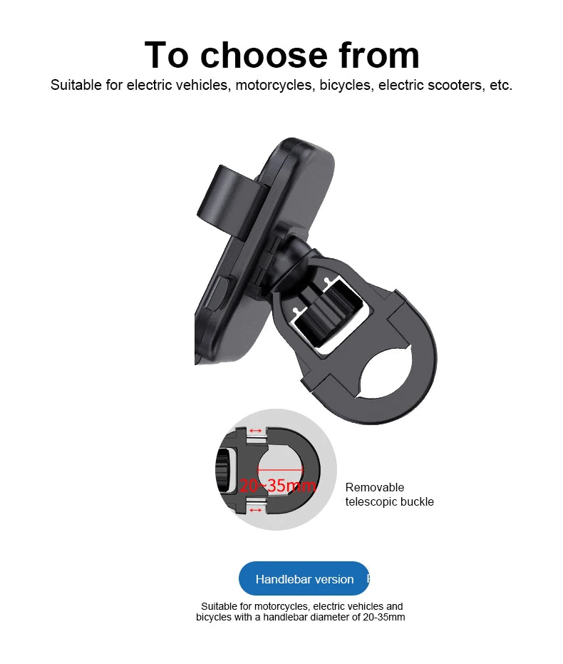 Anti-slip Phone Mount 360° Rotatable Adjustable Bike Phone Mount for Outdoor Cycling, Mountain Bike Accessories Beauty World Shop