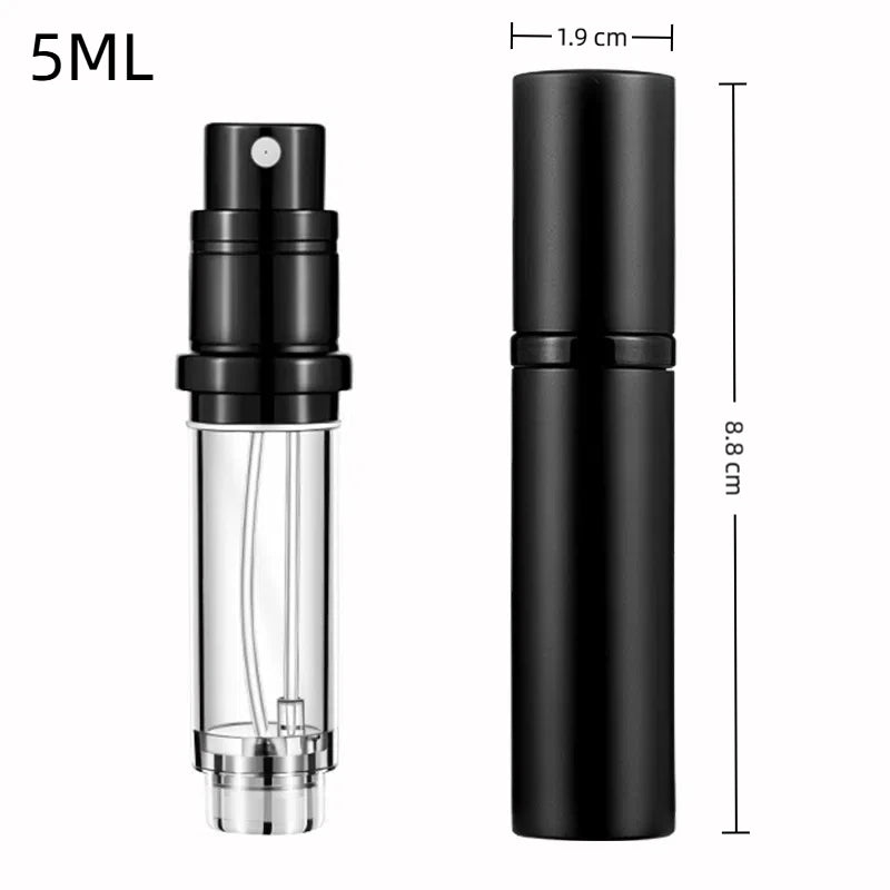 10ml 5ml Mini Bottom Filling Perfume Spray Dispenser Bottles Cosmetic Refillable Spray Atomizer Portable Liquid Container Bottle Beauty World Shop