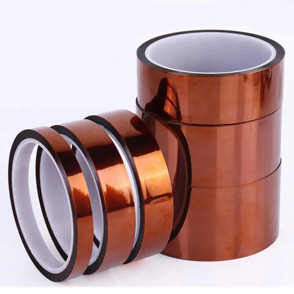 5-40mm Kapton Tape Polyimide Adhesive Insulating Adhesive Tape Каптоновый Скотч Heat Tape for Board Protection Beauty World Shop