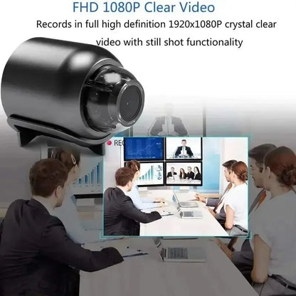 Wireless WiFi 1080P HD Mini Camera Baby Monitor Indoor Security Surveillance Night Vision IP Cam Video Recorder Safety Camcorder Beauty World Shop