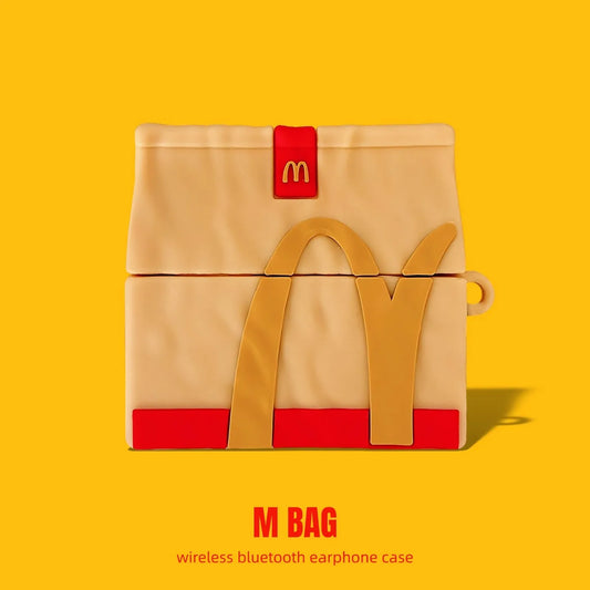 For Airpods 1 2 3 4 Pro Pro 2 Pro 3 M Bag Silicone Earphone Case Accessories Cover