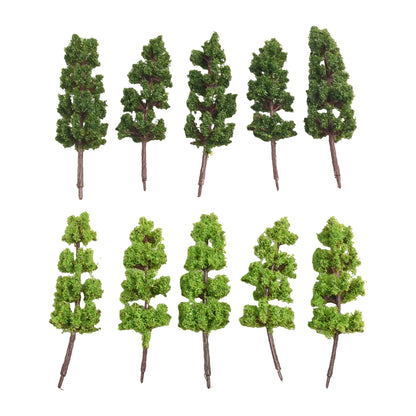 10/20/30pcs Fake Trees Artificial Miniature Tree Scenery Railroad Decoration Building Landscape Accessories DIY Diorama Garden Beauty World Shop